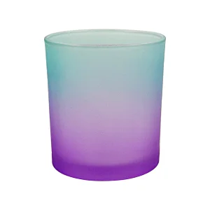 gradient candle jar