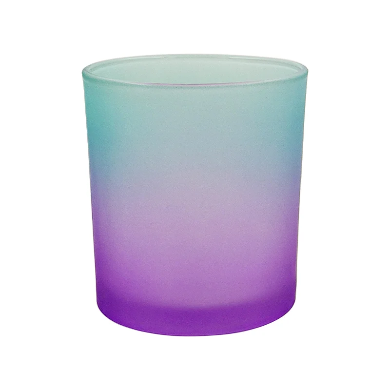 gradient candle jar