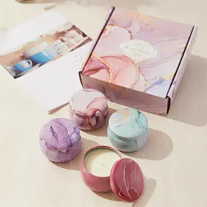 tin candle containers