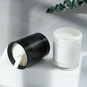 white candle jars wholesale
