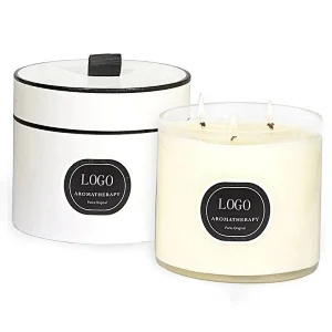 3 wick scented candles