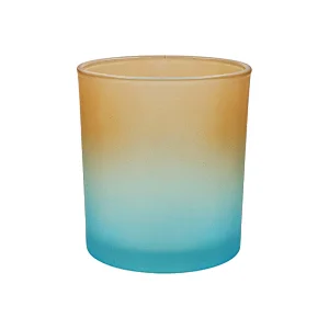 gradient candle jar