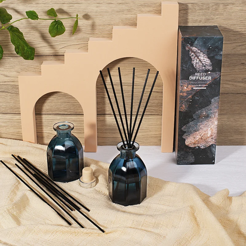 octahedral glass diffuser bottle