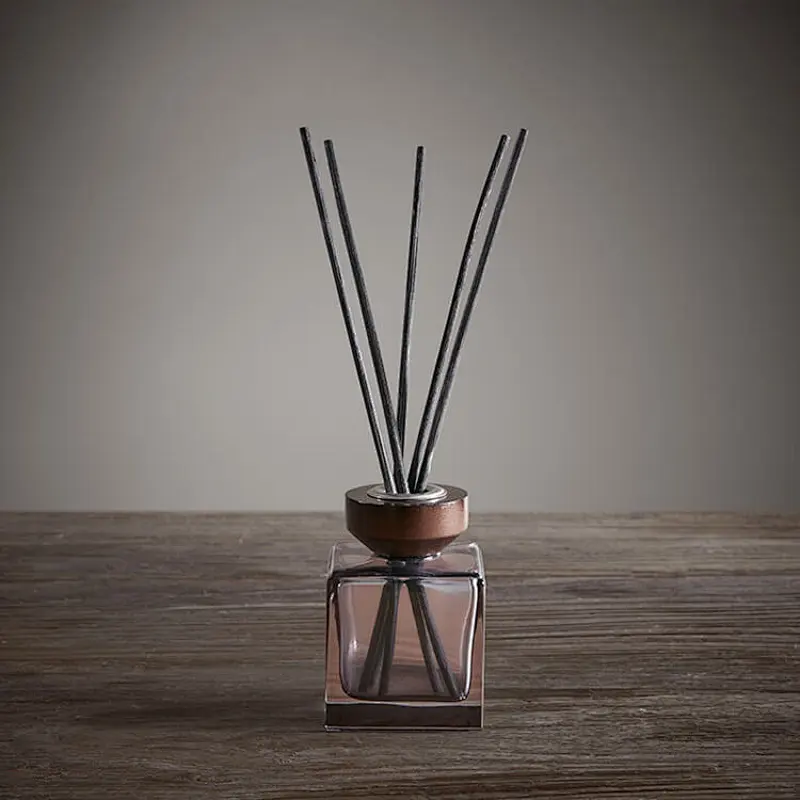 square diffuser glass bottle