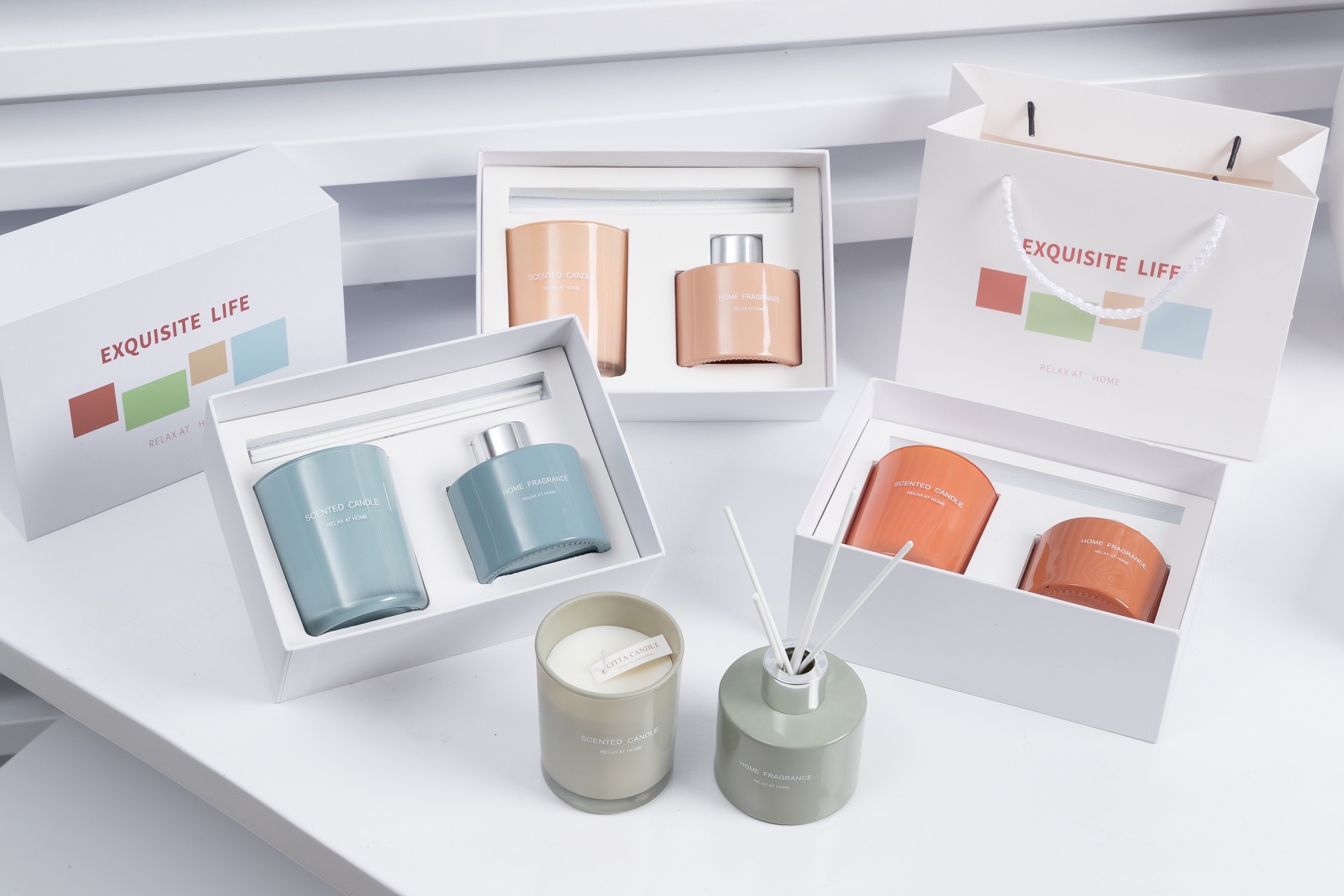 candle diffuser gift set