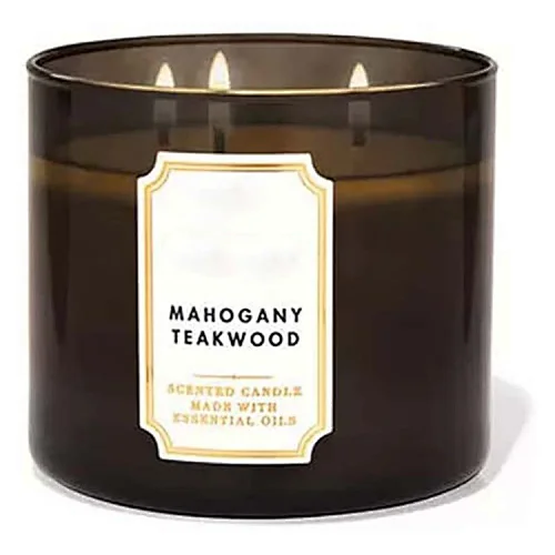 3 wick candles scented
