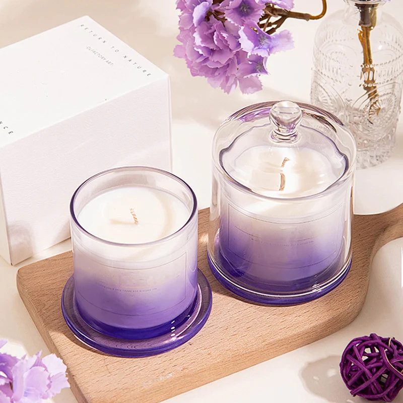 scented candles with logo