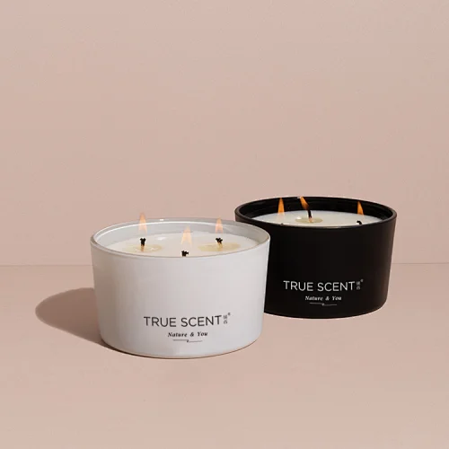 three wick soy candles