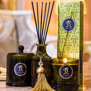 candle and reed diffuser gift set