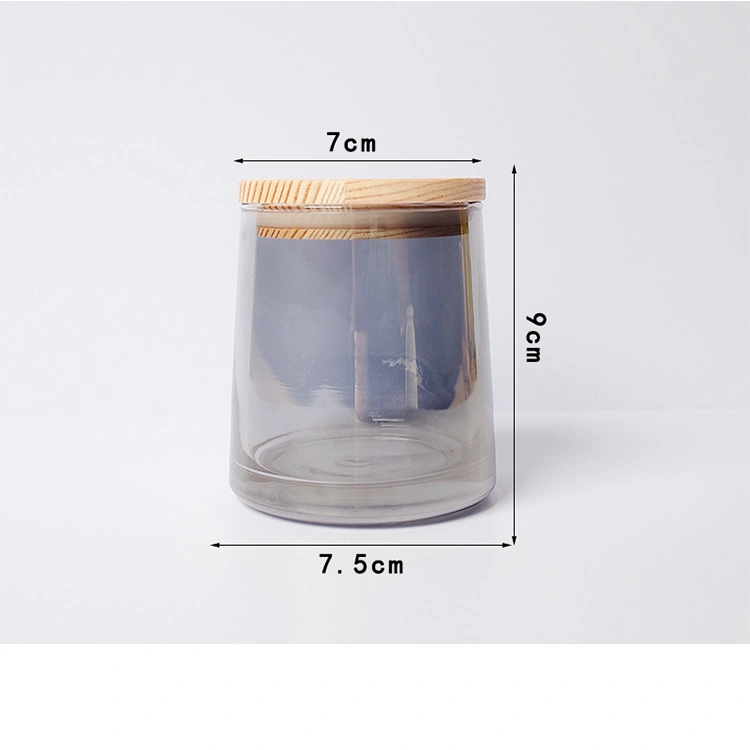 iridescent candle jar