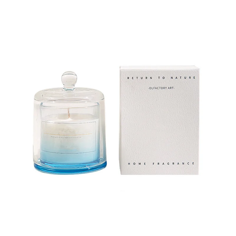 scented candles with logo