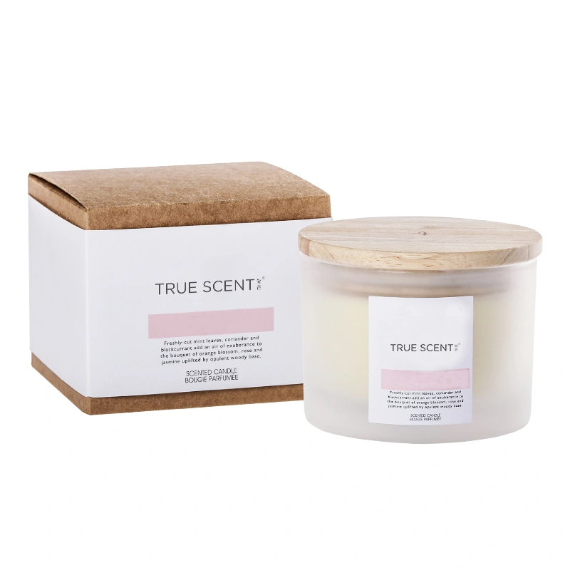 3 wick candle jars with lid