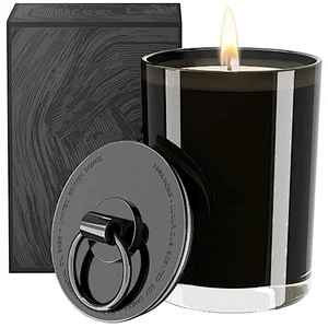 customizable scented candles black