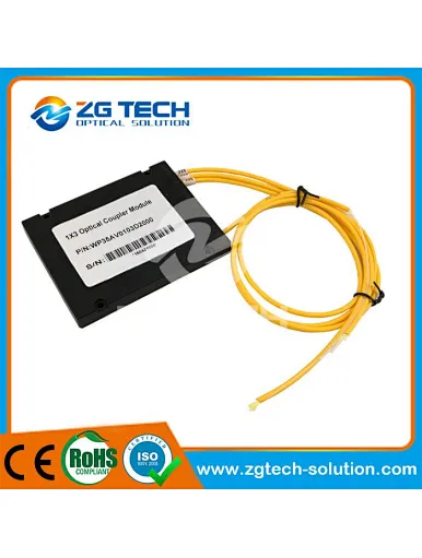 Single mode single window 1x3 FBT coupler