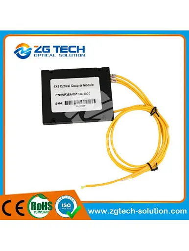 Single Mode Single Window 1x3 FBT Coupler