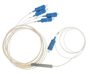 Blockless 2x4 PLC Splitter