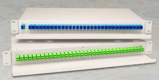 1U 19 Inch Rack Mounted 1x32 PLC Splitter