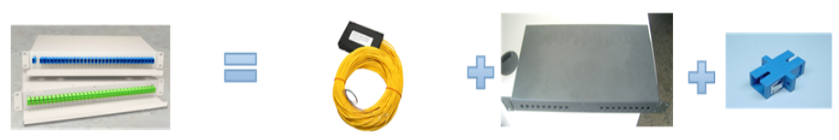 1U 19 Inch Rack Mounted 1x32 PLC Splitter