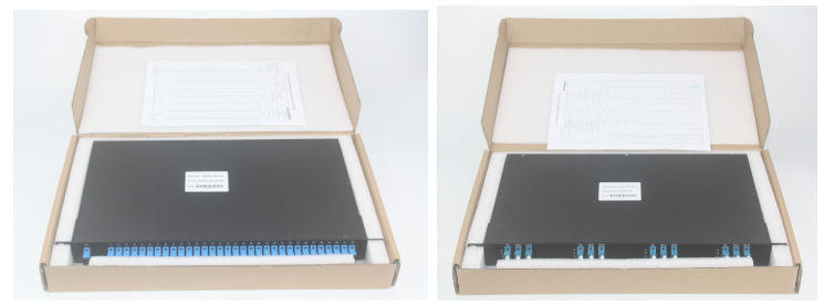 1U 19 Inch Rack Mounted 1x16 PLC Splitter