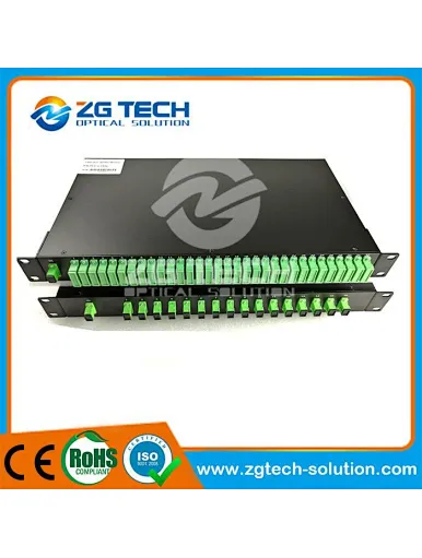 1U 19 Inch Rack Mounted 1x16 PLC Splitter