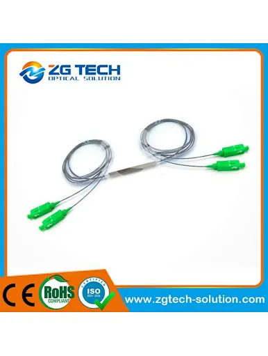 Blockless 2x2 PLC Splitter