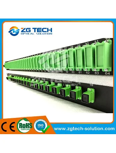 1U 19 Inch Rack Mounted 2x64 PLC Splitter