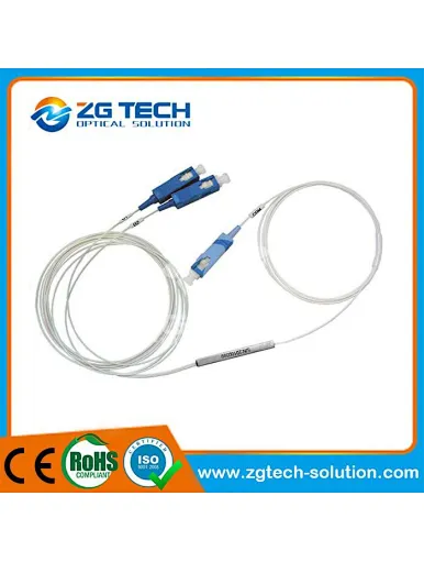 Blockless 1x2 PLC Splitter