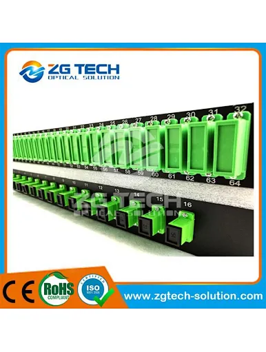 1U 19 Inch Rack Mounted 1x64 PLC Splitter