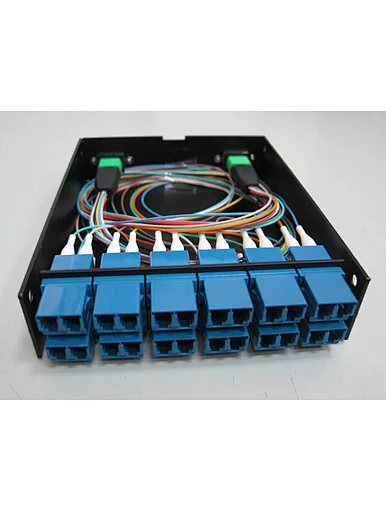 24 Core MTP MPO Fiber Optic Plug-N-Play Cassettes