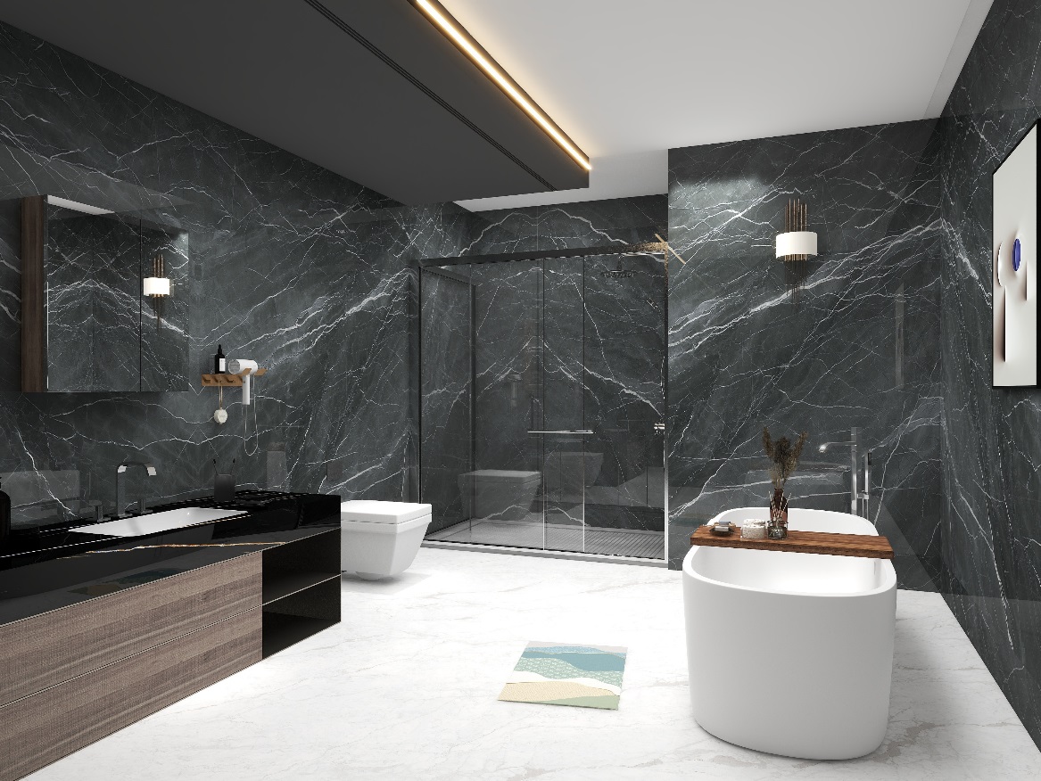 Porcelain Slabs: The Latest Trend in Bathrooms-Elephome Ceramics