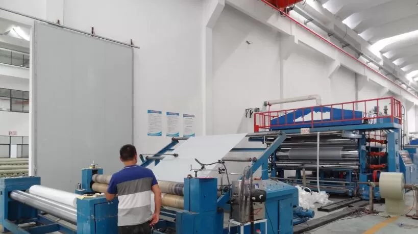 8000mm HDPE LDPE Geomembrane Making Machine Twin Screw Extruder Machine