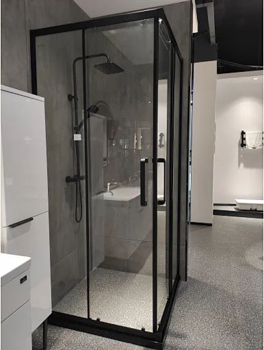 Corner Quadrant Shower Cabinet Bathroom Sliding Tempered Glass Room with durable accessories