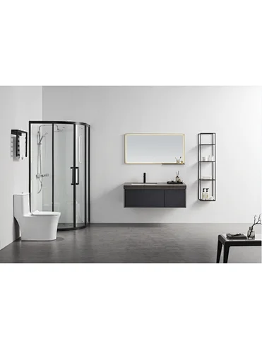 Modern Bathroom Furniture Sets 60 Inch High Quality Supplier Bathroom Vanity Solid Wood Bathroom Wash Basin Factory Lavabo with mirror cabinet