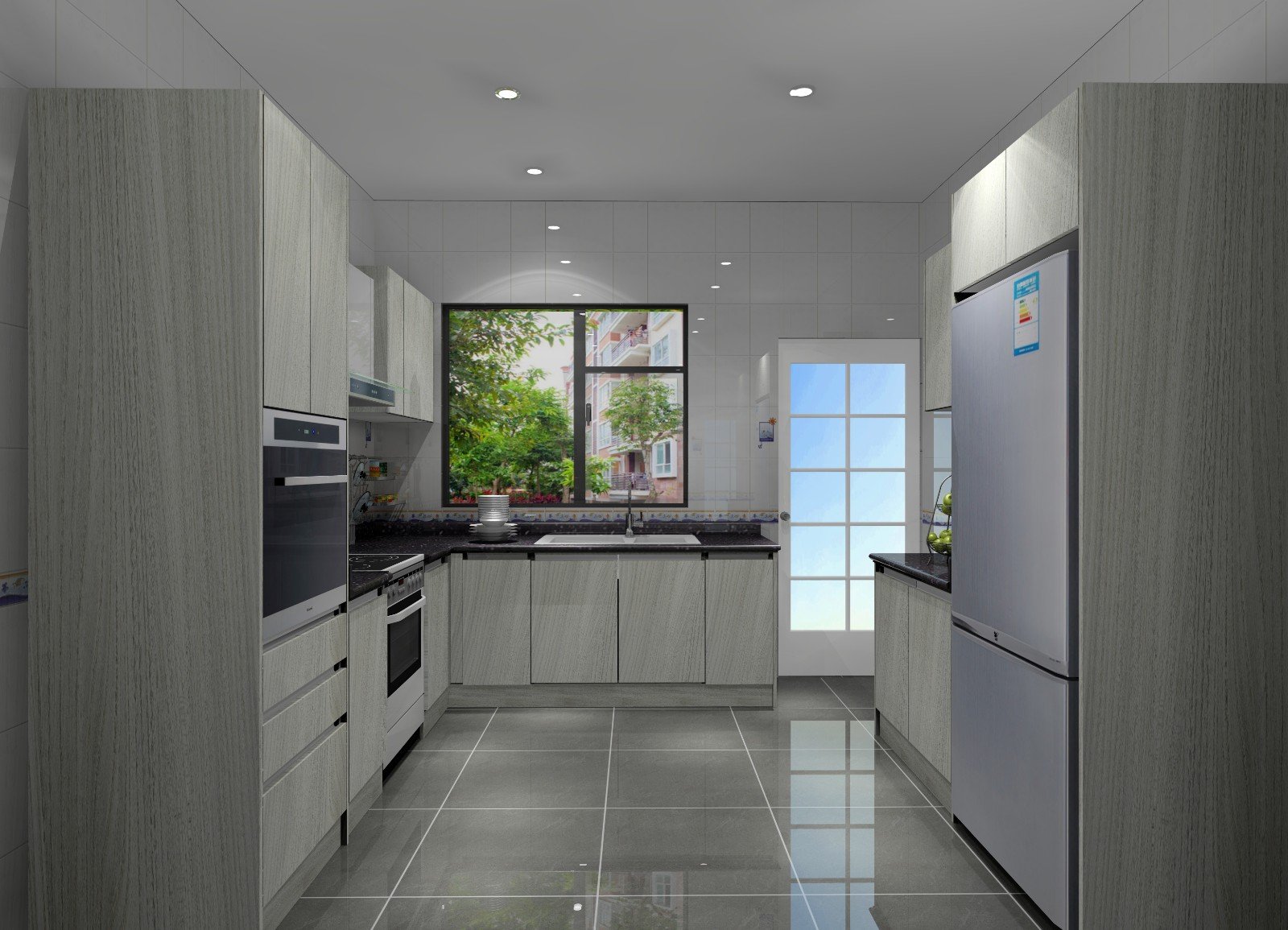 L Shaped Modern Kitchen Cabinet Set Good Price Modern Indoor Kitchen Cabinets,Wholesale Modern Home Full Set Kitchen Cabinet