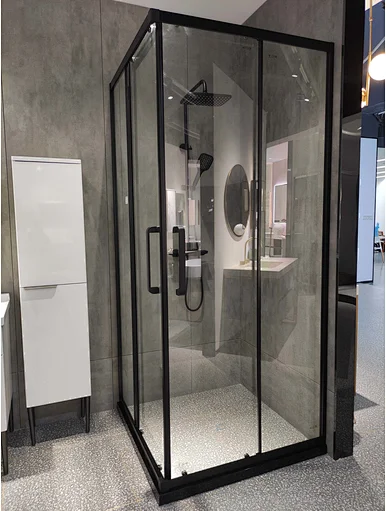 Corner Quadrant Shower Cabinet Bathroom Sliding Tempered Glass Room with durable accessories
