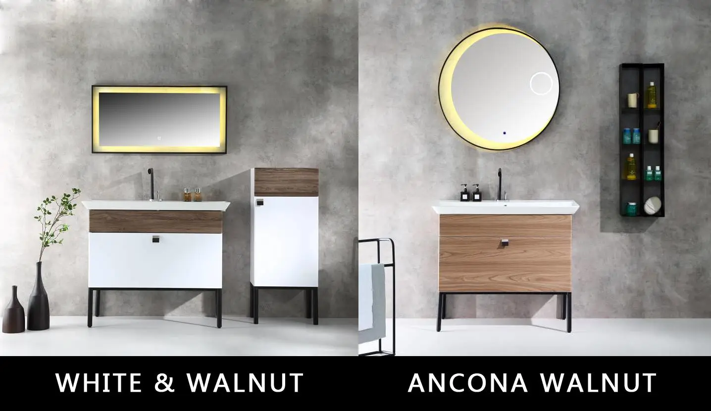 Nordic style bathroom furnitures set