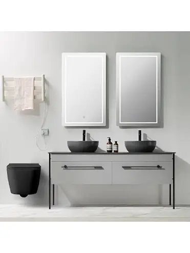 Classic Floor standing bathroom vanity Low cost countertop sink Bathroom Cabinet Bath Furniture unit foshan China