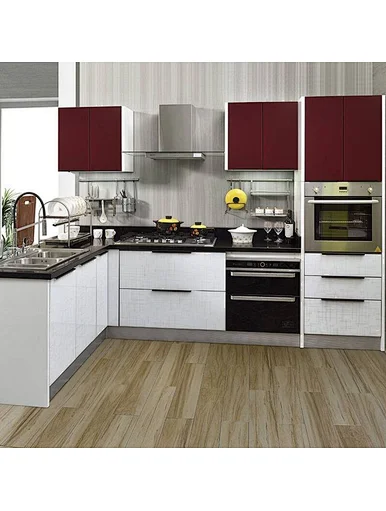 China factory supplies modern design high quality plywood kitchen cabinet
