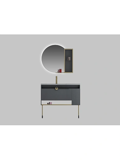 Simple Fashion Style Cabinet Toilet Furniture, Plywood floor standing Vanity Units, Low price bathroom vanities, bathroom vanities Plywood floor standing