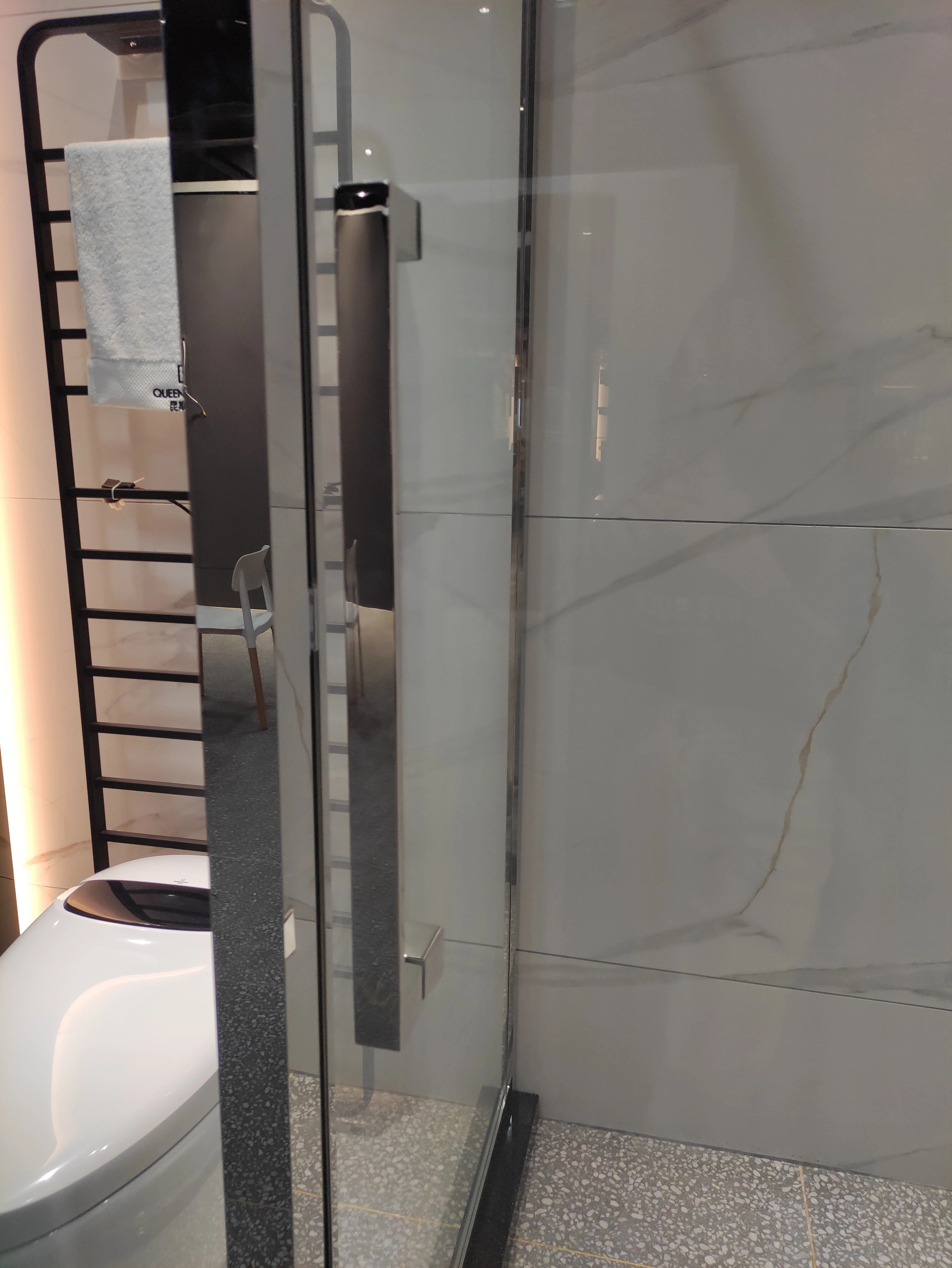 Attractive Functional Glass Fold Door Sliding Door Bathroom Shower Room Cabin