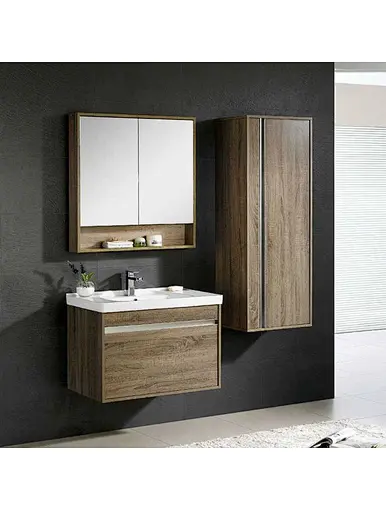 Cheap Price wood Floating bathroom cabinet