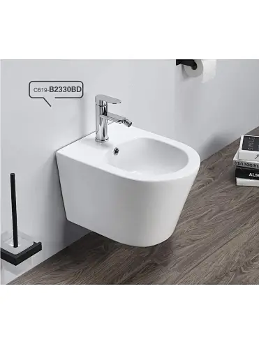 Wall Hung Wc Bidet White Ceramic Bidet-B2330BD Series