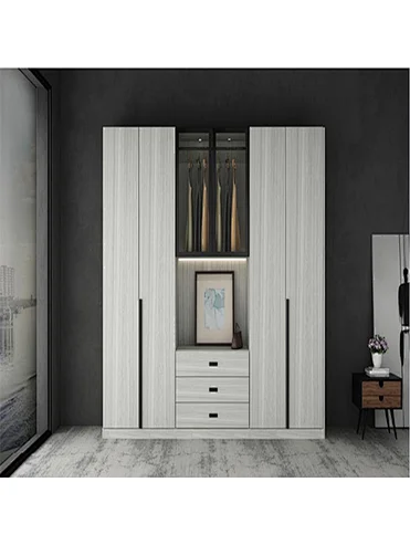 Classic and Simple Wardrobe Design for Storage Closet and Bedroom Furniture
