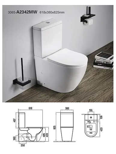 Sanitary Ware Water Closet Siphonic One Piece Composting Washdown Ceramic Wc Bowl Toilet