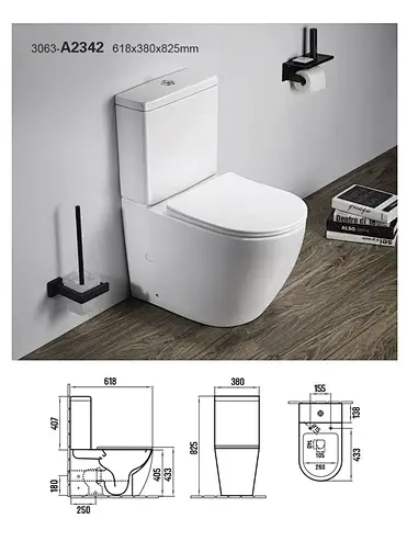 Hot Sale High Quality Bathroom Sanitary Ware  One Piece Toilet-A2342 Series