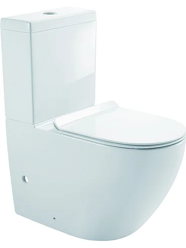 Hotel design Ceramic White color Washdown Two Piece bathroom Toilet - 868 Series