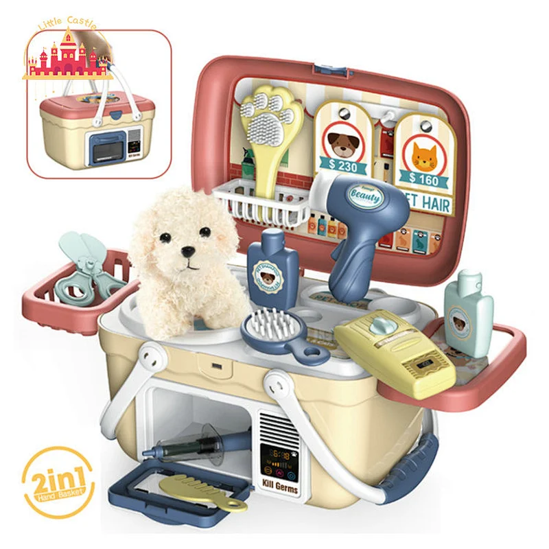 Funny Game 2 In 1 Plastic Pet Play Set Table and Backpack Combination SL10D030