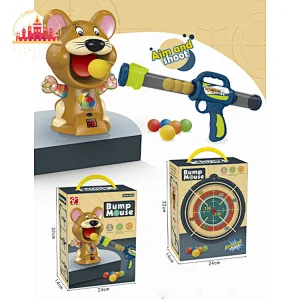 Animal Shape Aerodynamic Gun Toy Plastic Score Record Target Shooting Gun Toy For Kids SL01A034