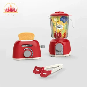 Mini play simulation kitchenware plastic mixer and toaster toy for girls SL10D421