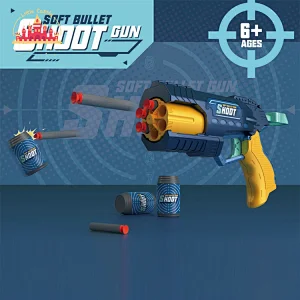 Hot Selling Indoor Shooting Game Plastic Soft Bullet Shooting Gun Toy For Kids SL01A039